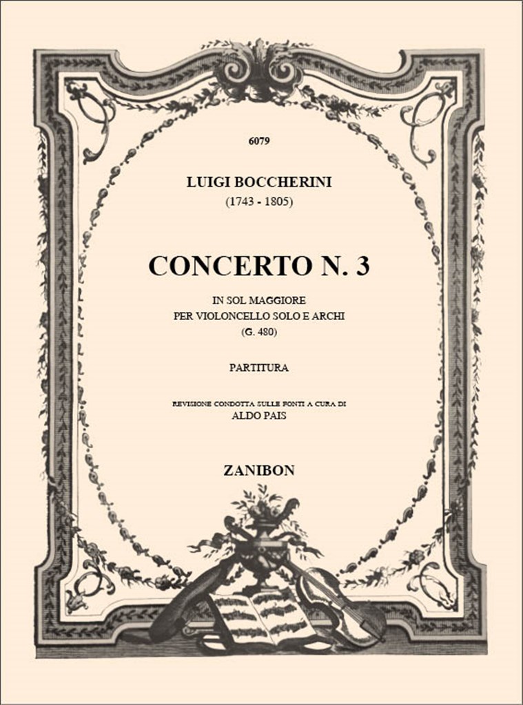 Concerto N. 3 In Sol Magg. G.480